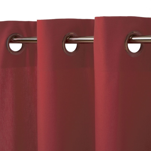 Curtain GoodHome Hiva 140x260cm, red