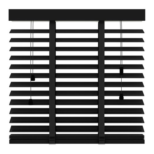 Venetian Blind 80 x 220 cm 50 mm, black