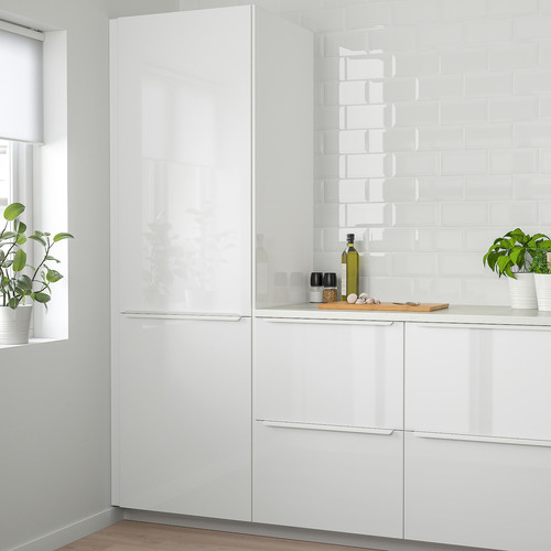RINGHULT Door, high-gloss white, 40x100 cm