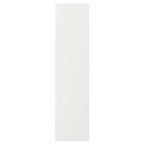 VEDDINGE Door, white, 20x80 cm