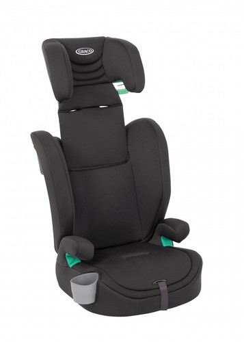 Graco Eldura i-Size Car Seat, Midnight, 76−150 cm/15m-12y