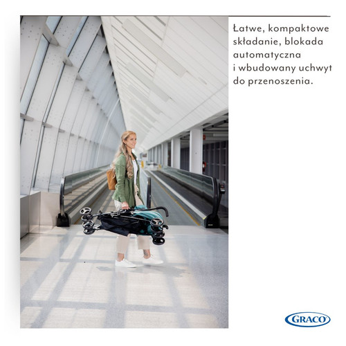 Graco Stroller TraveLite 0-3y/15kg, black grey