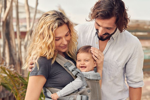 BABYBJORN Baby Carrier Harmony 3D Mesh, Grey beige, 0-3y