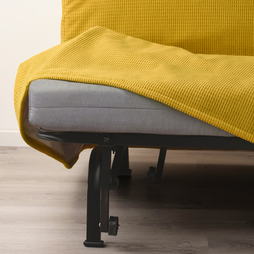 LYCKSELE LÖVÅS 2-seat sofa-bed, Vansbro yellow