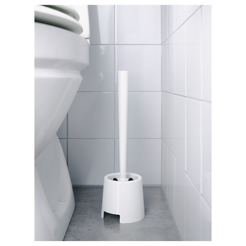BOLMEN Toilet brush/holder, white
