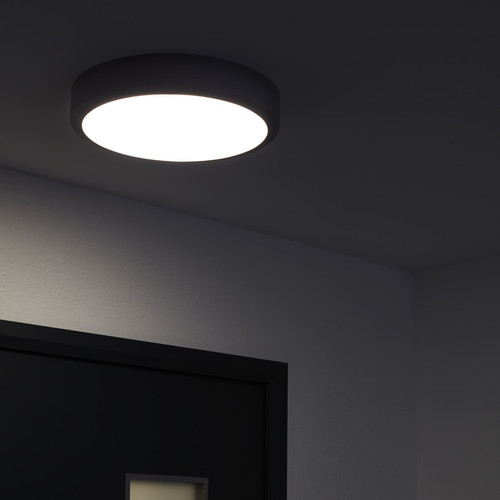 Colours LED Ceiling Lamp Sanbo 4000 K 30 cm, grey
