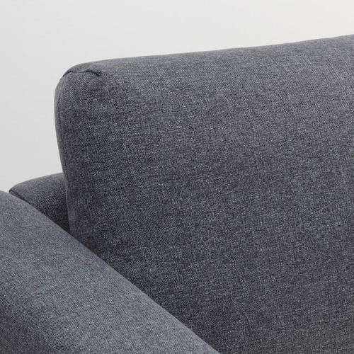 VIMLE Chaise longue, Gunnared medium grey