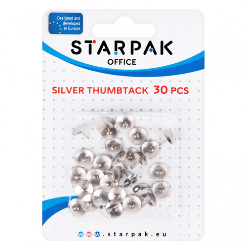 Silver Thumbtack 30pcs