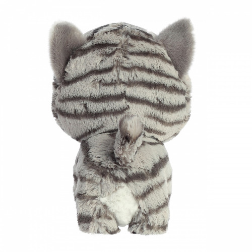 Soft Plush Toy Grey Tabby Cat