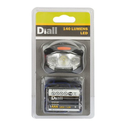 Diall Headlight R4-3 140lm