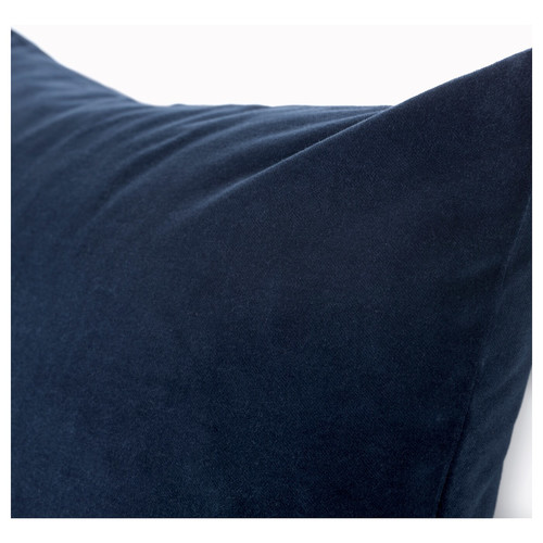SANELA Cushion cover, dark blue, 50x50 cm