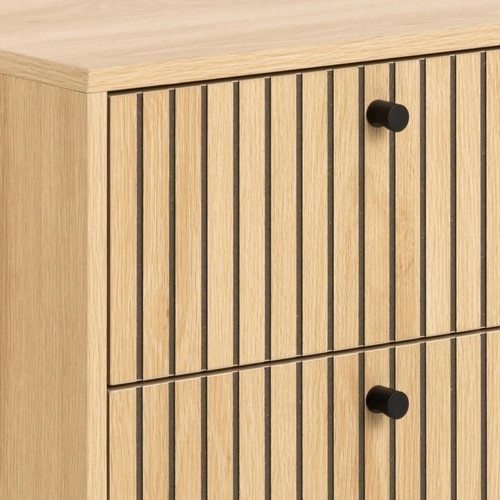 Bedside Table Nightstand Albany, natural oak