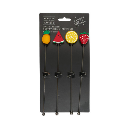 Reusable Drink Stirrer Set (4 Pieces)