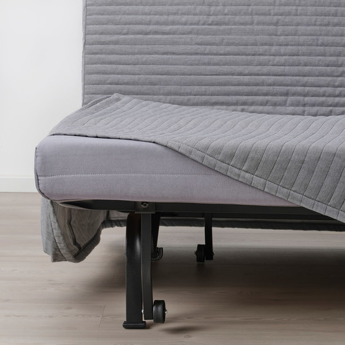 LYCKSELE HÅVET 2-seat sofa-bed, Knisa light grey