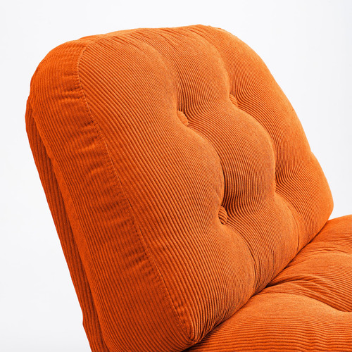 DYVLINGE Swivel armchair, Kelinge orange