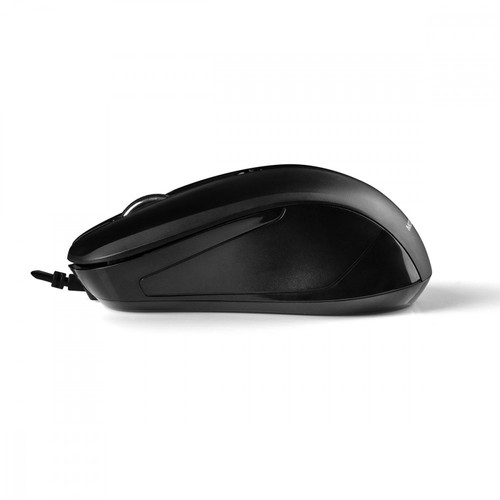 Modecom Wired Optical Mouse M9.1, black leather