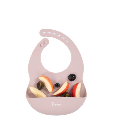 Bo Jungle B-Silicone Bib Pink