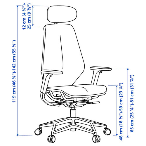 STYRSPEL Gaming chair, dark grey/grey