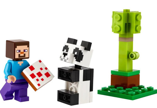 LEGO Minecraft Steve and Baby Panda 6+
