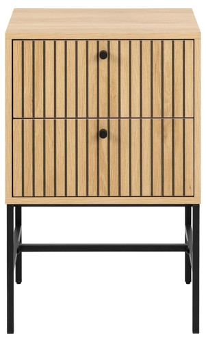 Bedside Table Nightstand Albany, natural oak