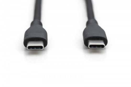 DIGITUS USB-C silicone connection cable, 1m, black