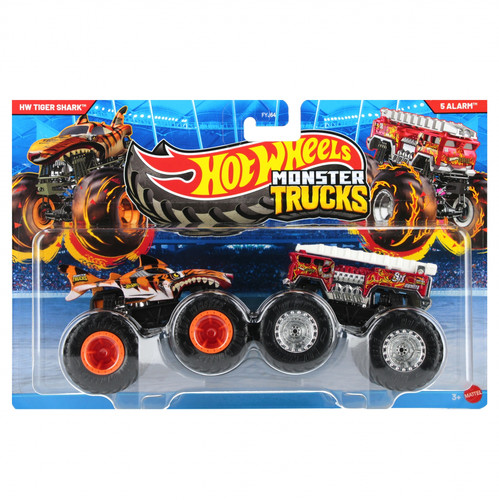 Hot Wheels Monster Trucks Vehicle 2-pack 1:64 FYJ64, 1pc, assorted colours, 3+
