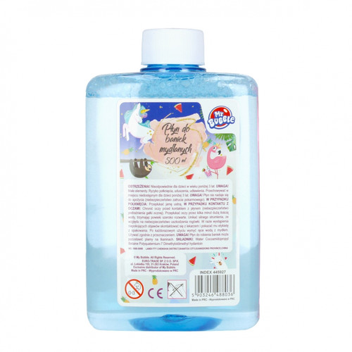 My Bubble Soap Bubble Liquid 500ml Unicorn, 1pc, random colours