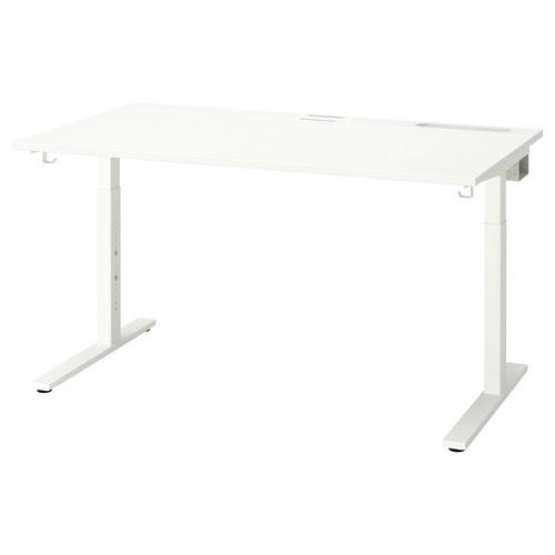 MITTZON Desk, white, 140x80 cm