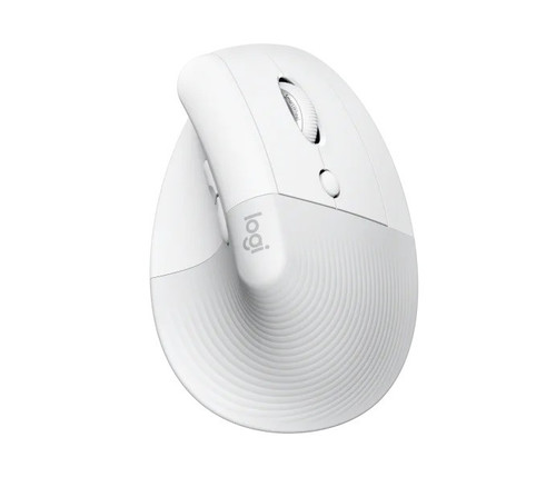 Logitech Optical Wireless Mouse Lift White Right Handed 910-006475