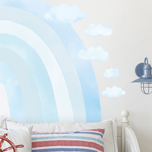 Wall Sticker Set 90x134cm - Rainbow Blue