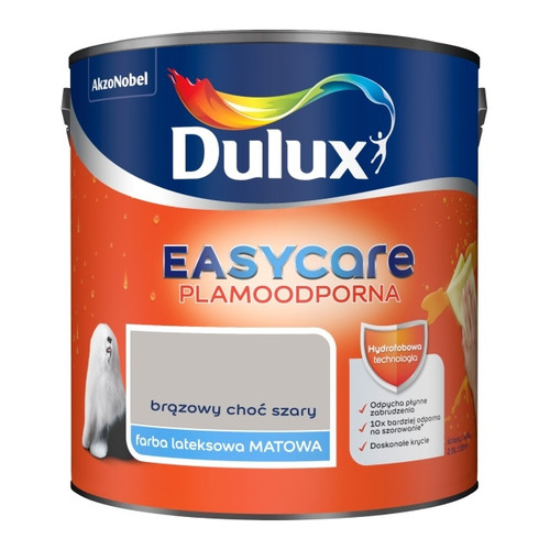 Dulux EasyCare Matt Latex Stain-resistant Paint 2.5l brown yet grey
