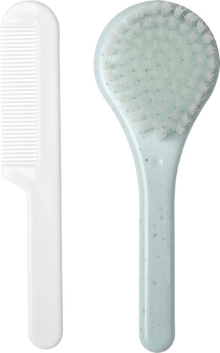 Luma Baby Brush & Comb Set Speckles Mint