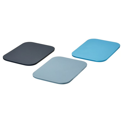 IKEA 365+ Chopping board, black-blue grey-blue/light blue, 22x16 cm