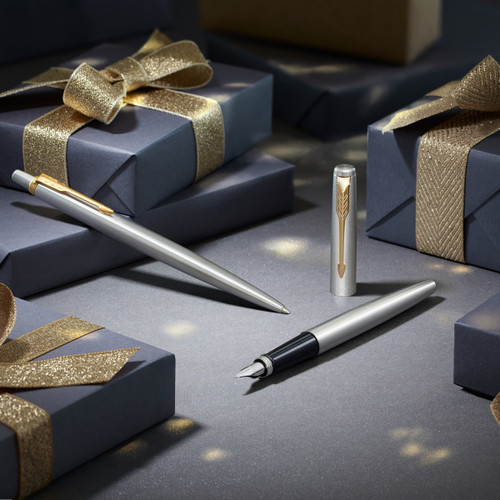 Parker Fountain Pen Jotter Steel GT