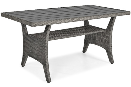 Large Garden Corner Sofa, Set with table, dark grey