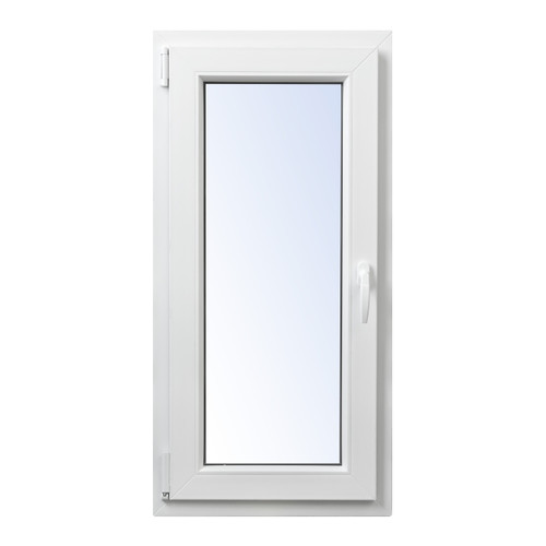 Tilt-and-Turn Window PVC 565 x 1135 mm, left