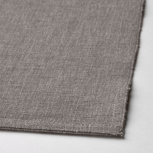 SVARTSENAP Place mat, grey, 35x45 cm