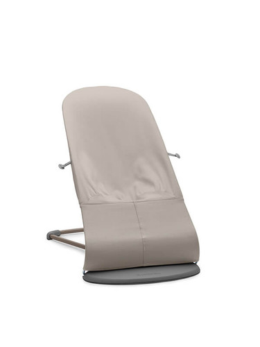 BABYBJORN Bouncer Bliss -  Light grey frame, 3D Jersey, Light beige