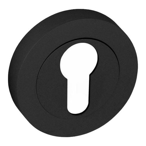 Door Escutcheon 950, round, black