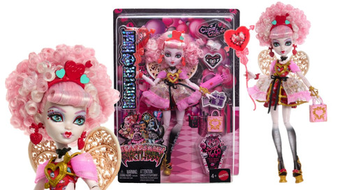 Monster High Sweet-Scream Birthday Cupid Asteria Doll JBG77 WB4 4+