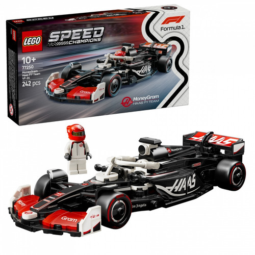 LEGO Speed Champions MoneyGram Haas Team VF-24 F1 Race Car 10+
