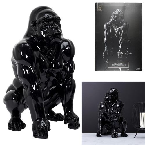 Decoration Gorilla XL, black