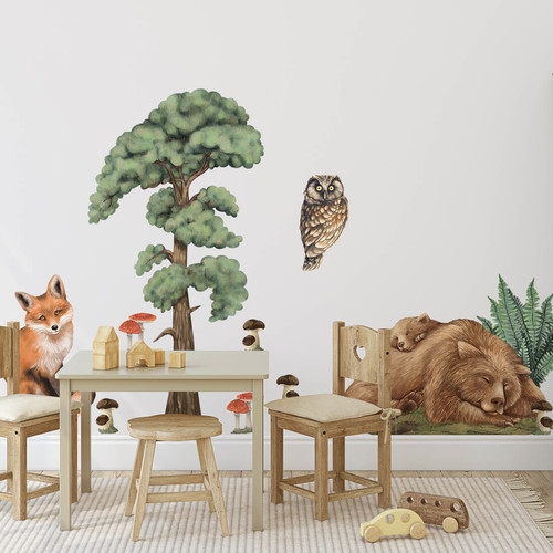 Wall Sticker Set - Forest Animals I