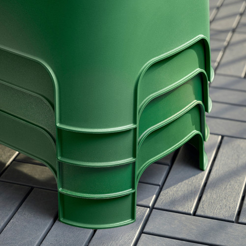 ASPAREN Plant set, outdoor green/transparent white, 89x38x91 cm