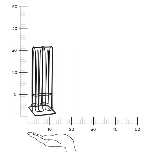 Coffee Pod Holder, metal, black