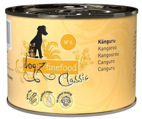 Dogz Finefood N.06 Kangaroo Dog Wet Food 200g