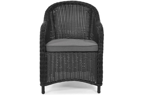 Outdoor Armchair ATENA, black