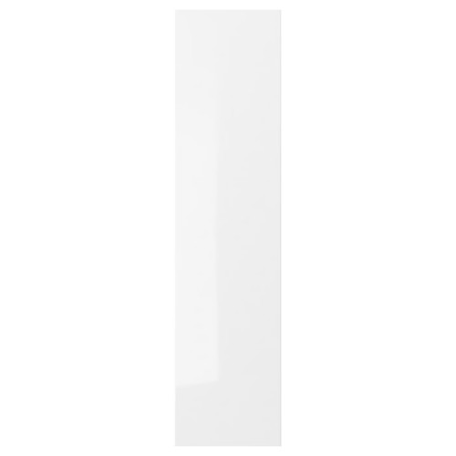 RINGHULT Door, high-gloss white, 20x80 cm