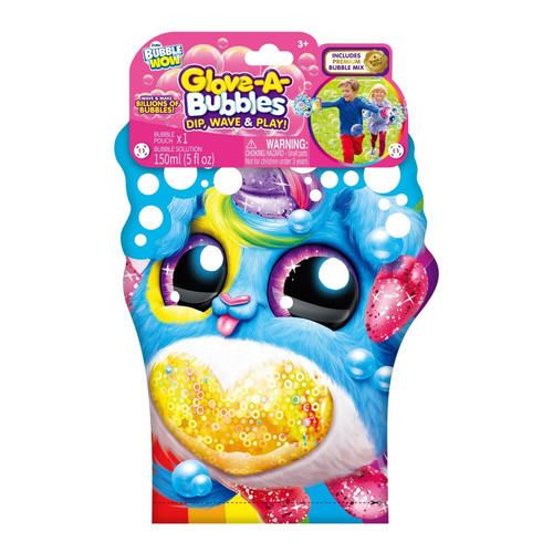 Zuru Glove-A-Bubbles Rainbocorns 3+