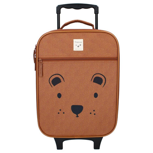 Kidzroom Trolley Suitcase Big Teddy Bear, brown